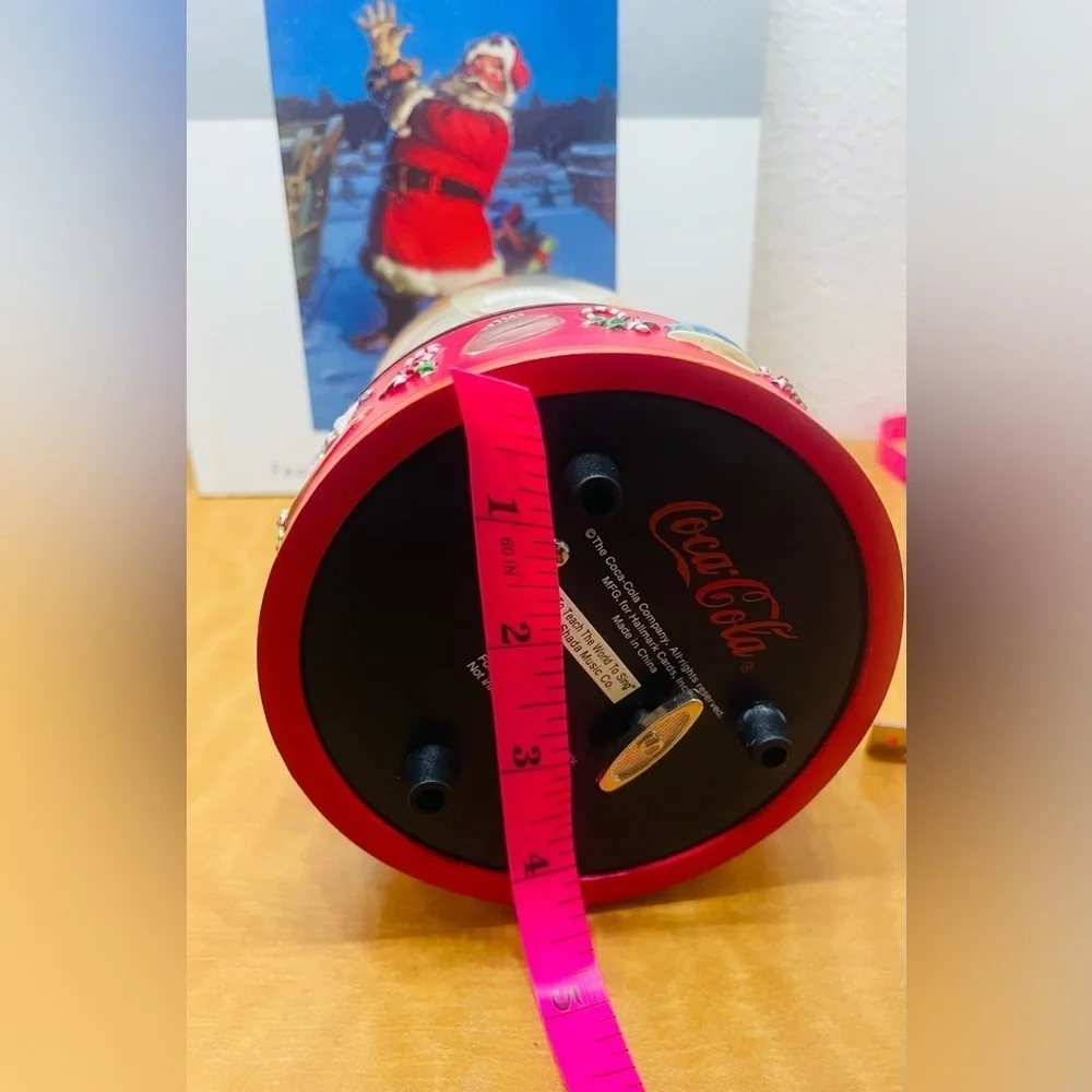 Vintage Christmas Coca Cola Snow Globe